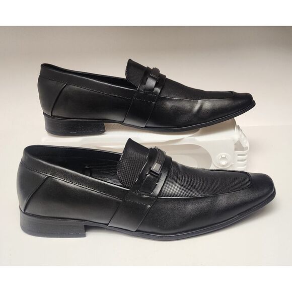 Calvin Klein Men's Benning Slip-On Loafer Dress Shoes Size 12 Color Black - Picture 15 of 16